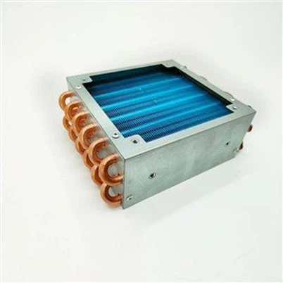 Évaporateur réfrigérant à ailettes à tubes de cuivre