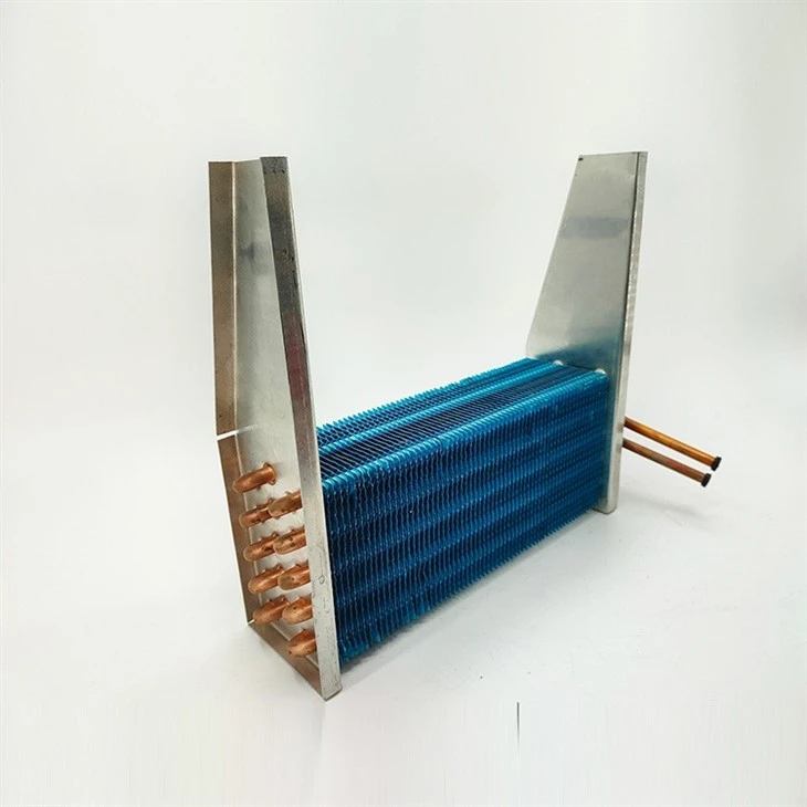 Air Cooled Blue Fin Type Copper Condenser