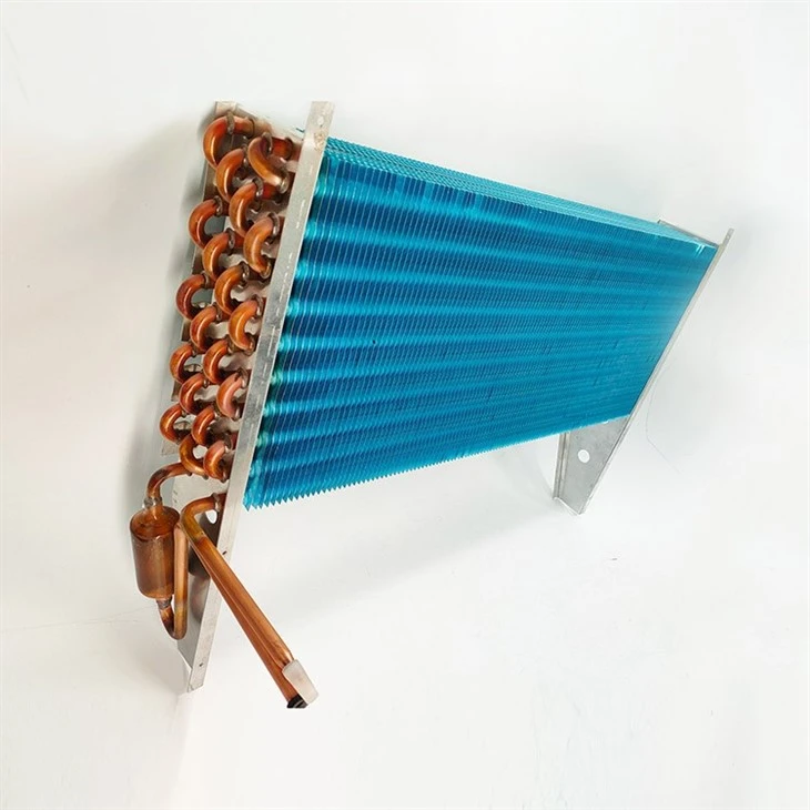 Air Cooled Blue Fin Type Copper Condenser