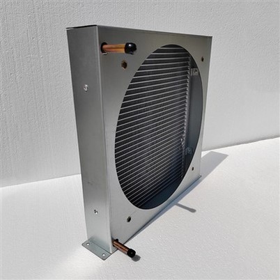 Condenseurs refroidis par climatisation à ailettes en aluminium