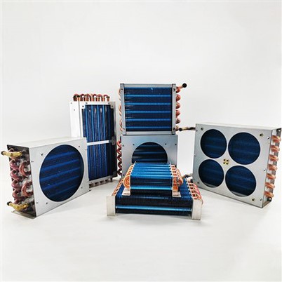 Condenseur à ailettes en tube de cuivre pour réfrigérateur